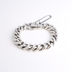 Antique silver chain bracelet