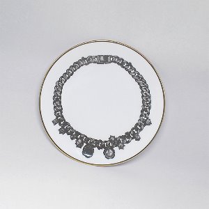 20.5cm B&amp;W Necklace Plate (Made in England)